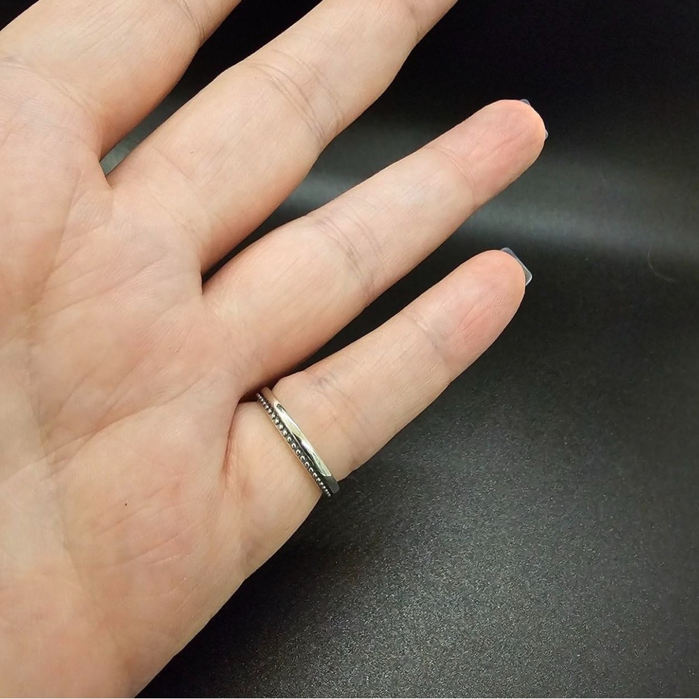 Sterling Silver Stackable Ring - Picture 2 of 5